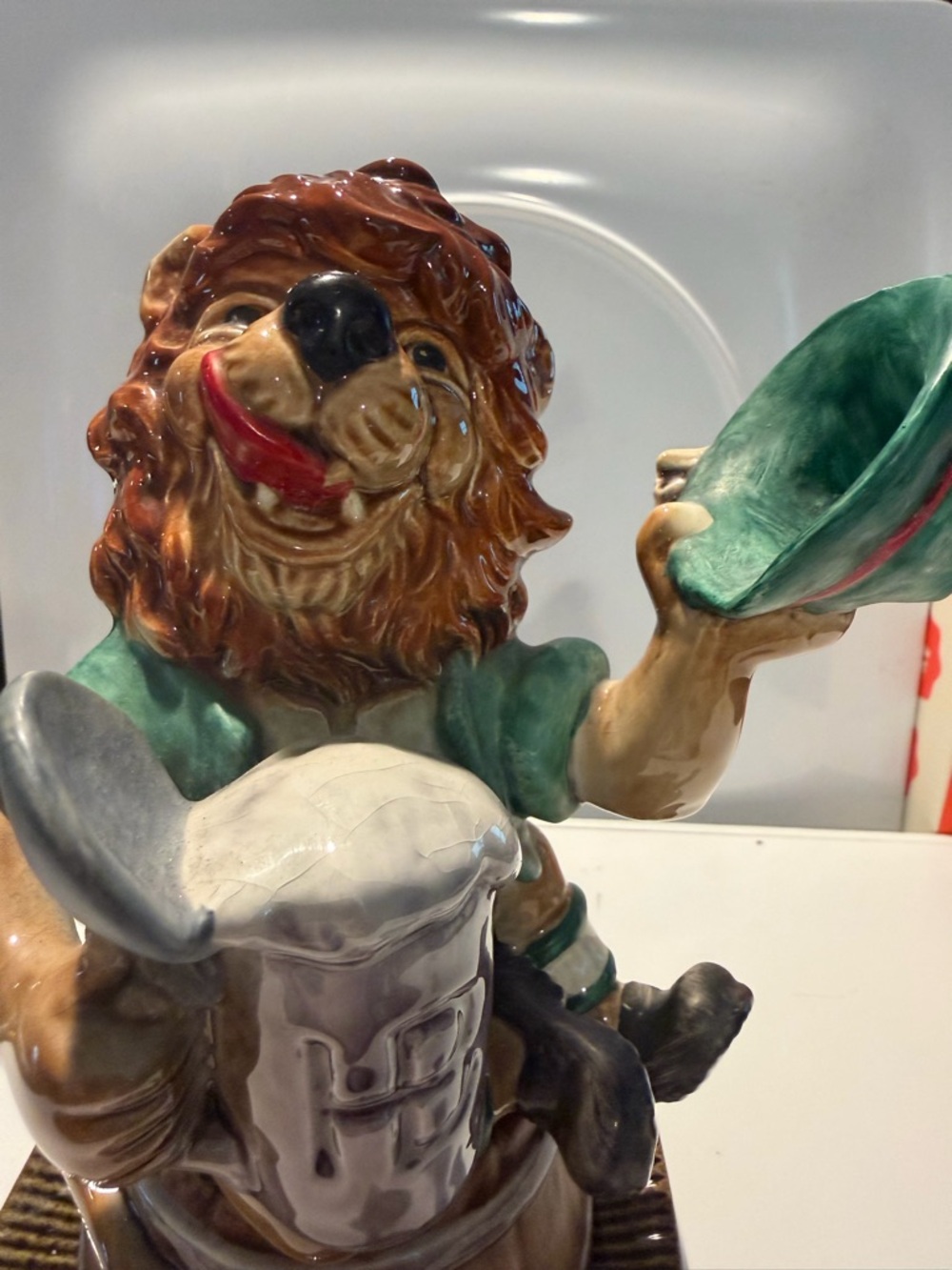 VTG HUMMEL GOBEL LION OCTOBERFEST BEER STEIN  LMUN 1946 RARE PIECE
